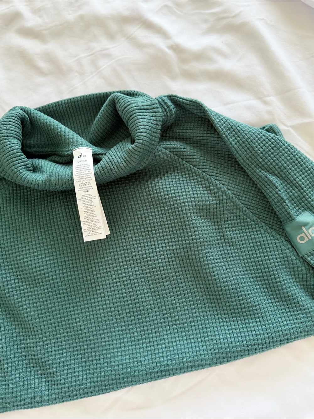 Waffle Weekend Escape Mock Neck
Long Sleeve - Winter Ivy